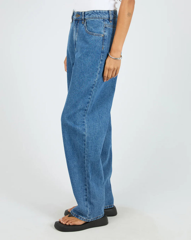 Jade Baggy Jean | Mid Blue