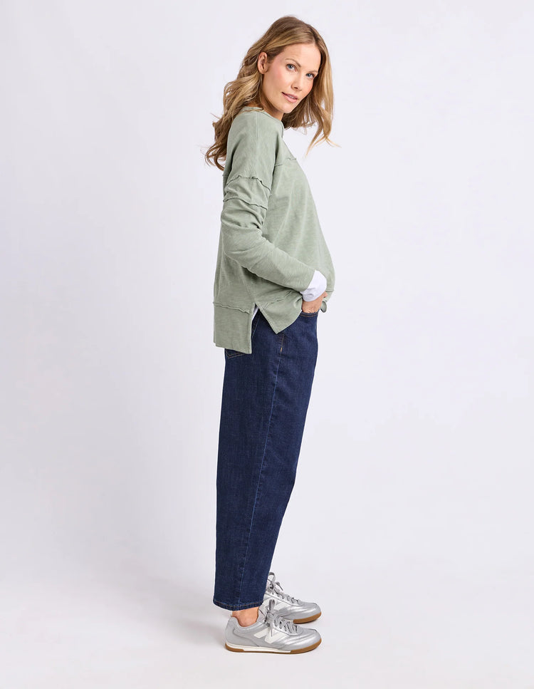 Jayne Throw On Top | Sage