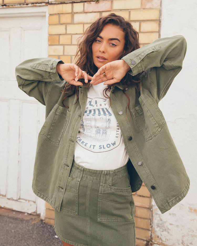 Dale Shacket | Khaki