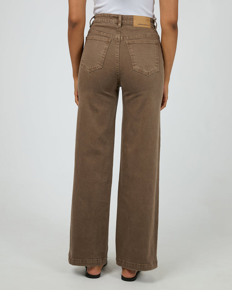 Jacqui Wide Leg Jean | Cocoa