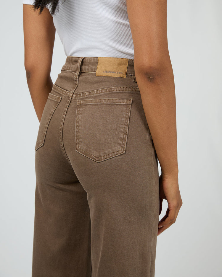 Jacqui Wide Leg Jean | Cocoa