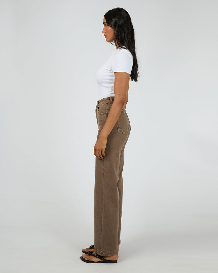 Jacqui Wide Leg Jean | Cocoa