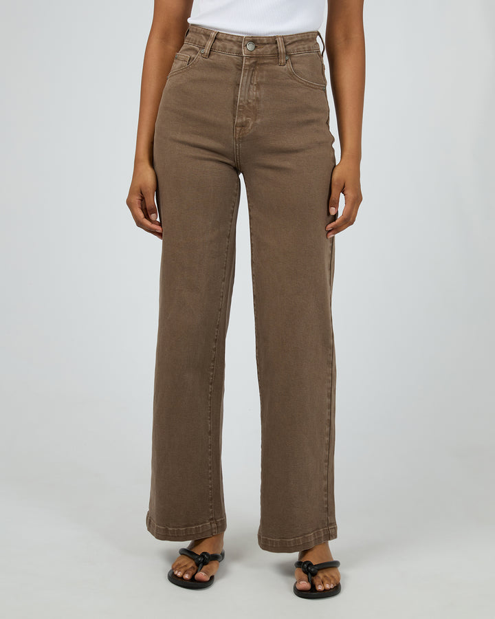 Jacqui Wide Leg Jean | Cocoa