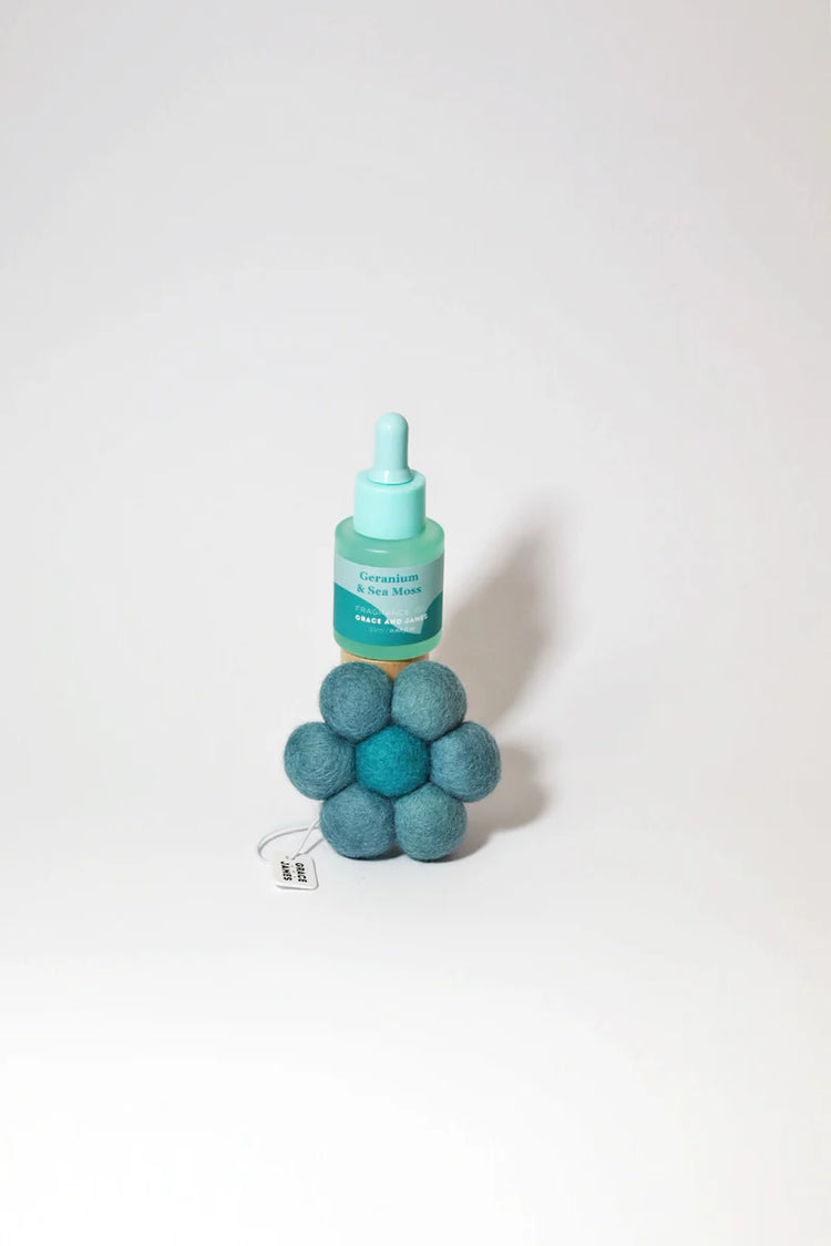 Geranium & Sea Moss - Felt Air Freshener