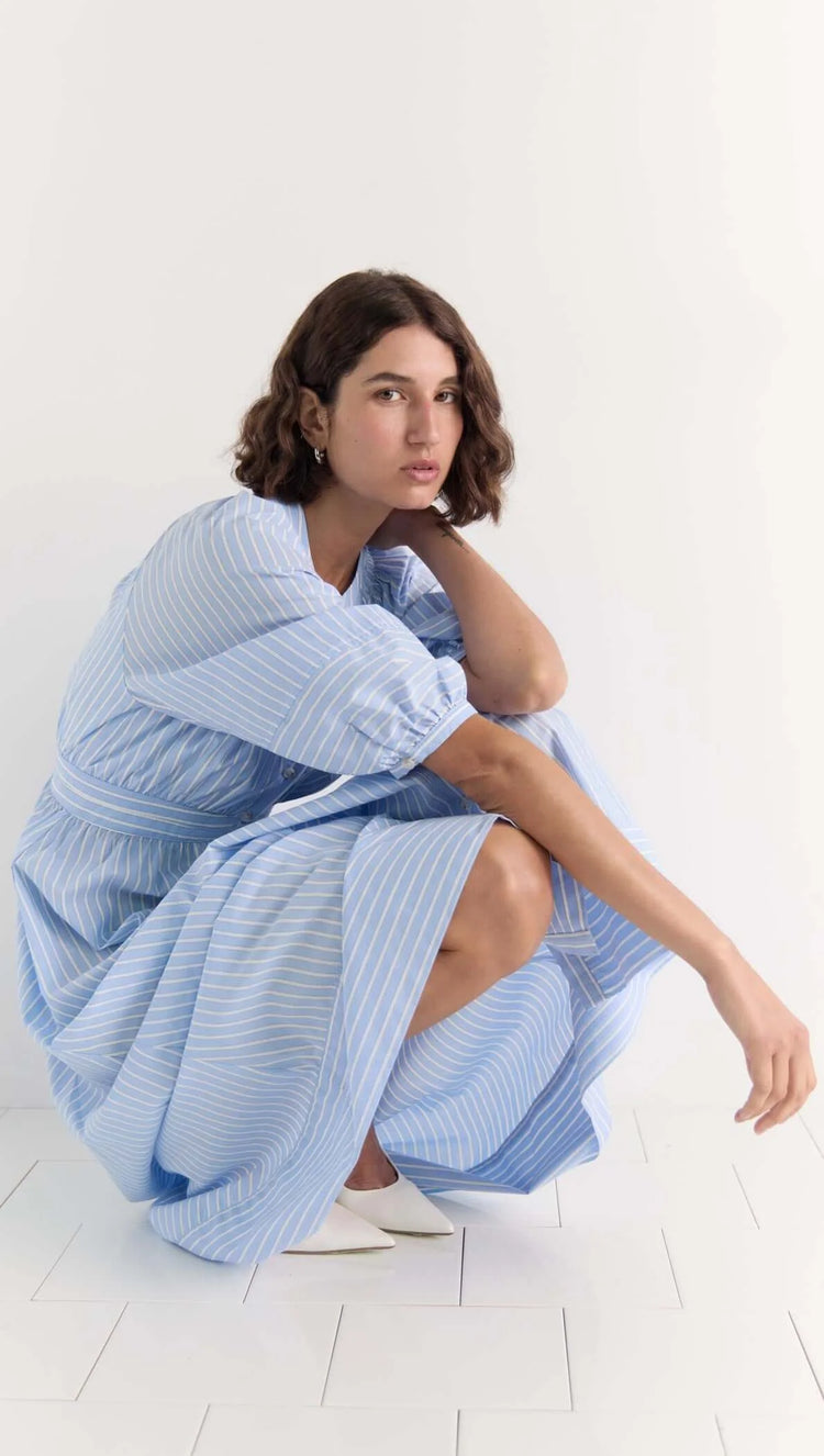 Myra Wrap Midi Dress