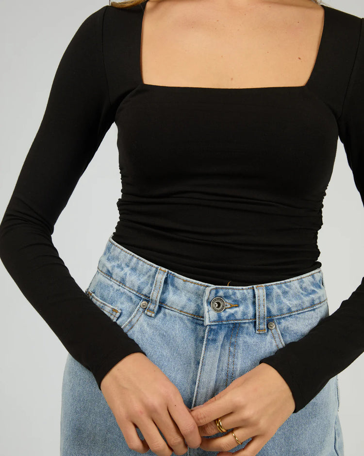 Zoe L/S Top | Black