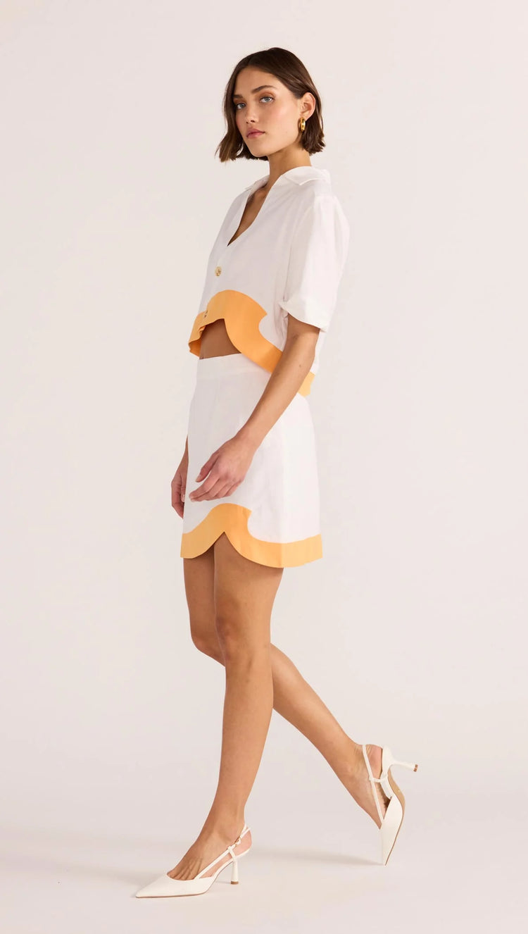 Alora Wave Crop Shirt