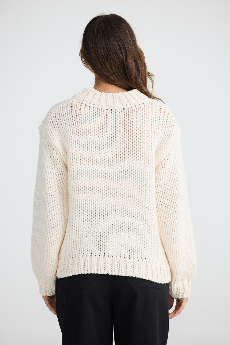 On My Sleeve Knit | Off White Black