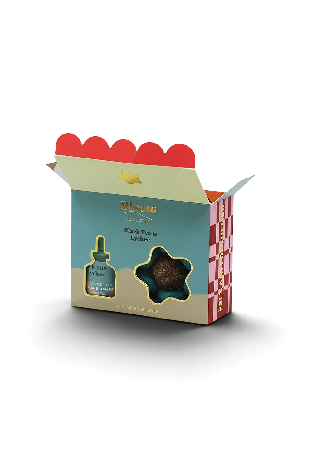 Black Tea & Lychee - Felt Air Freshener