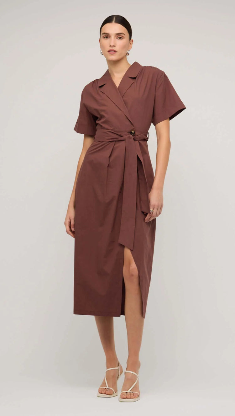 Ishtar Wrap Shirt Dress