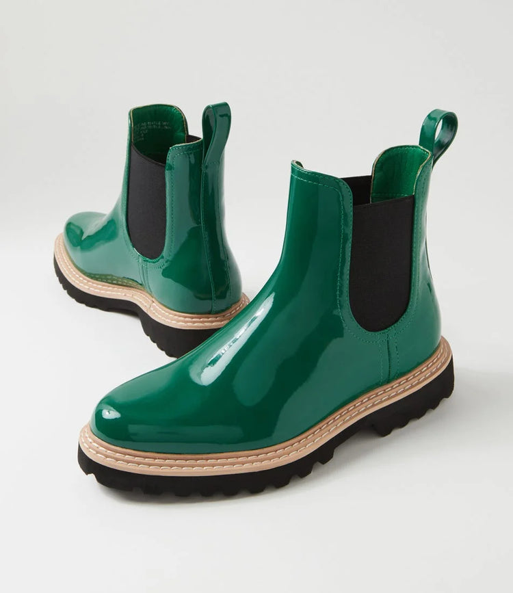 Gummie Gumboot Ankle Boots | Emerald