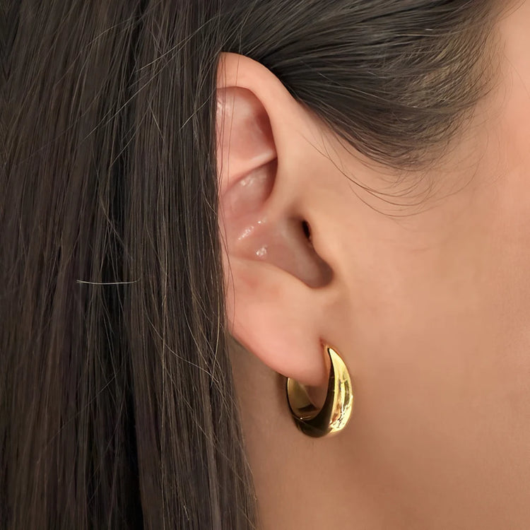 Empire Hoop Earrings