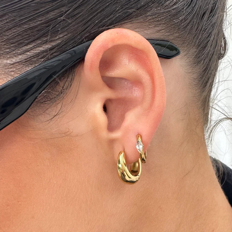 Empire Hoop Earrings