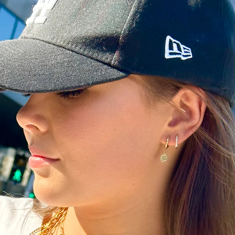 Transition Sleeper Gold Earrings | 8mm