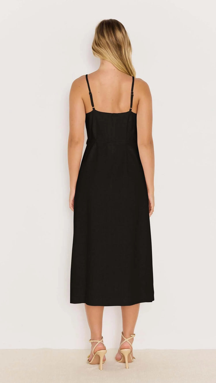 Irena Belted Sundress | Black