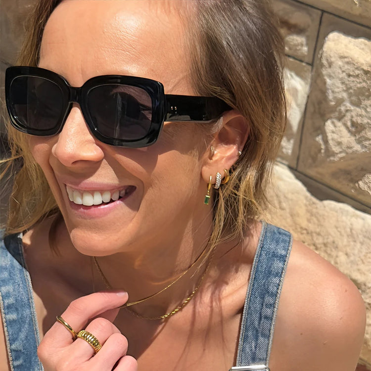 Gravitate Gold Hoop Earrings
