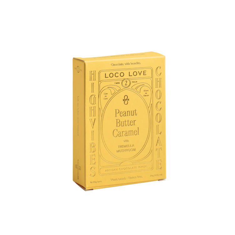 Loco Love Chocolate | Peanut Butter Caramel| Twin Pack