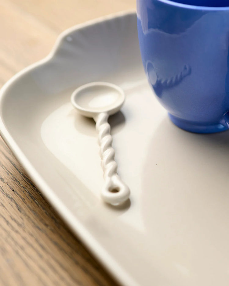 Vintage Table Set of 3 Spoons / Vanilla