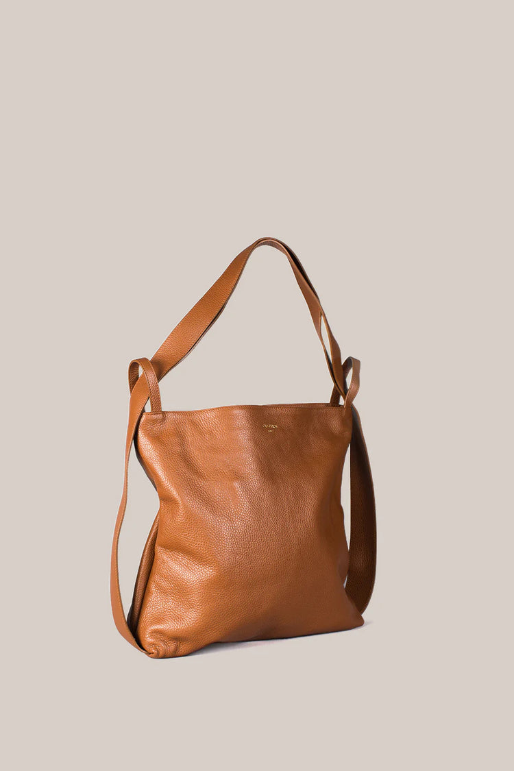 Bella Dark Tan 2-in-1 Convertible Backpack Tote
