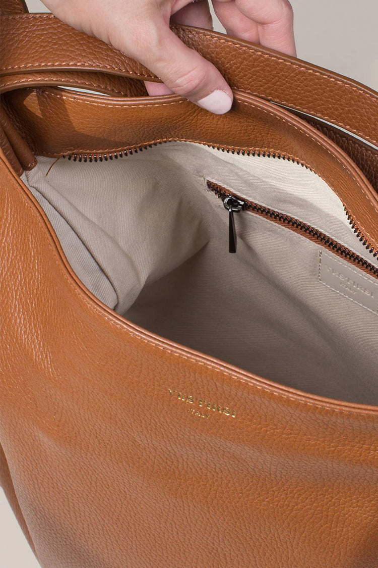 Bella Dark Tan 2-in-1 Convertible Backpack Tote