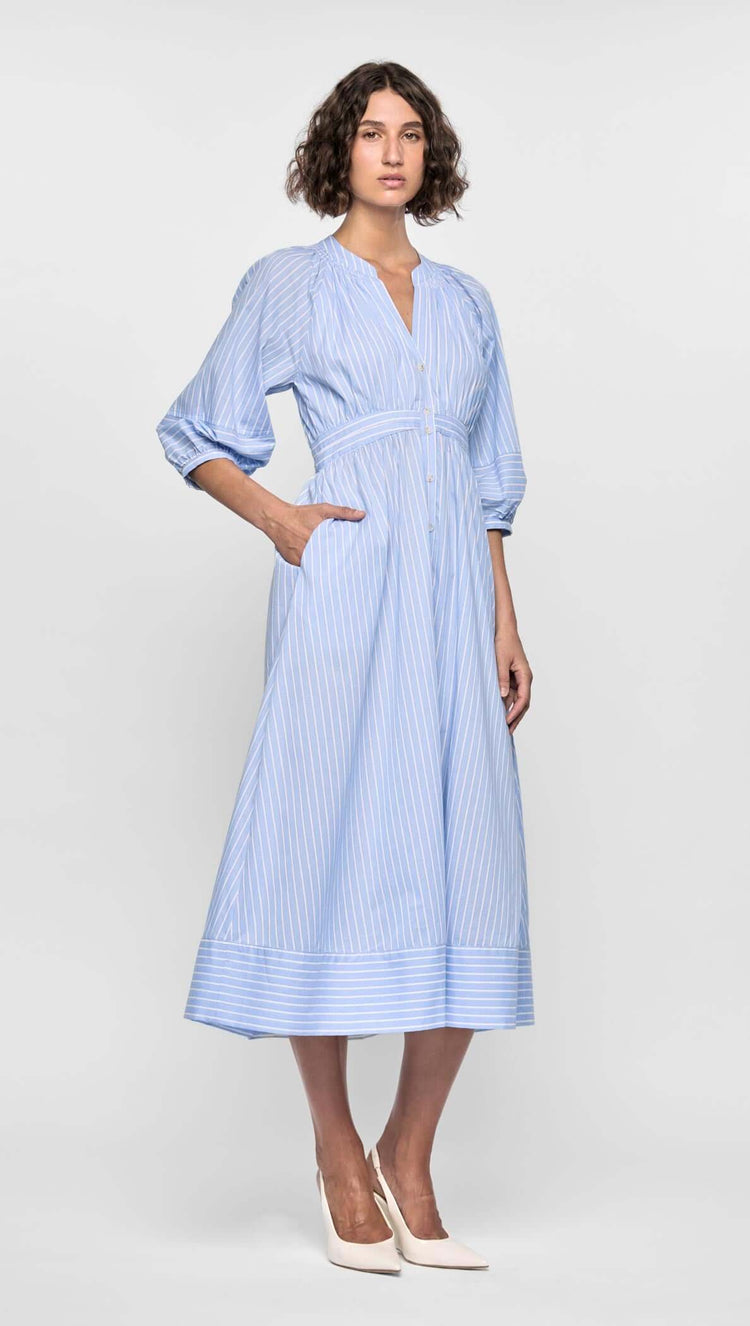 Myra Wrap Midi Dress