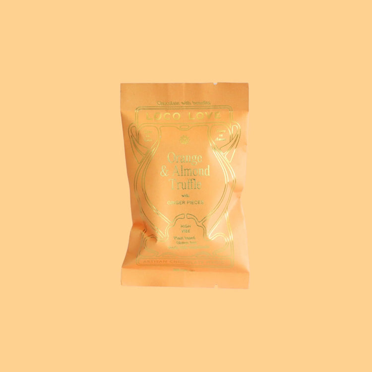 Loco Love Chocolate | Orange Almond Truffle | Twin Pack