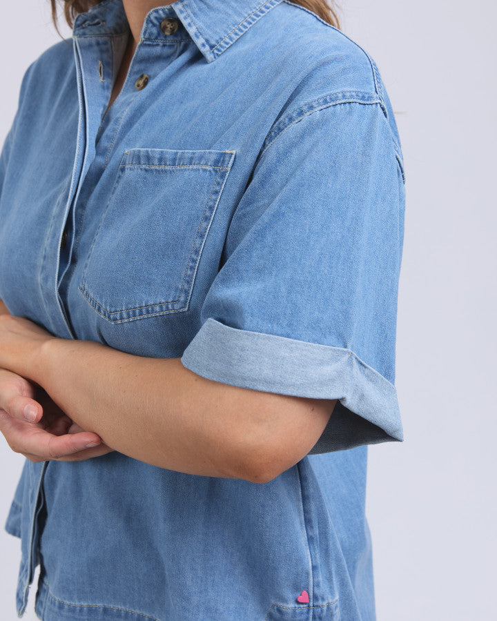 Annika SS Denim Shirt