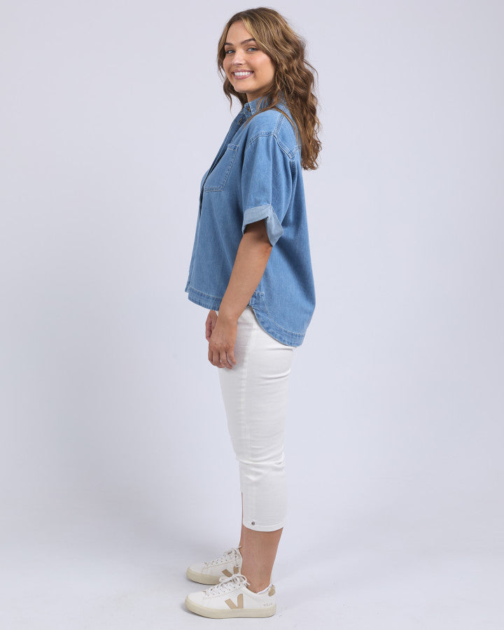 Annika SS Denim Shirt