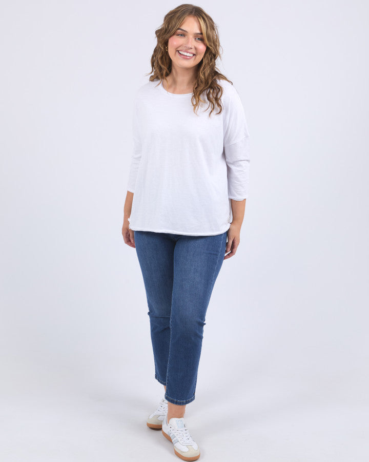 Anya LS Tee | White