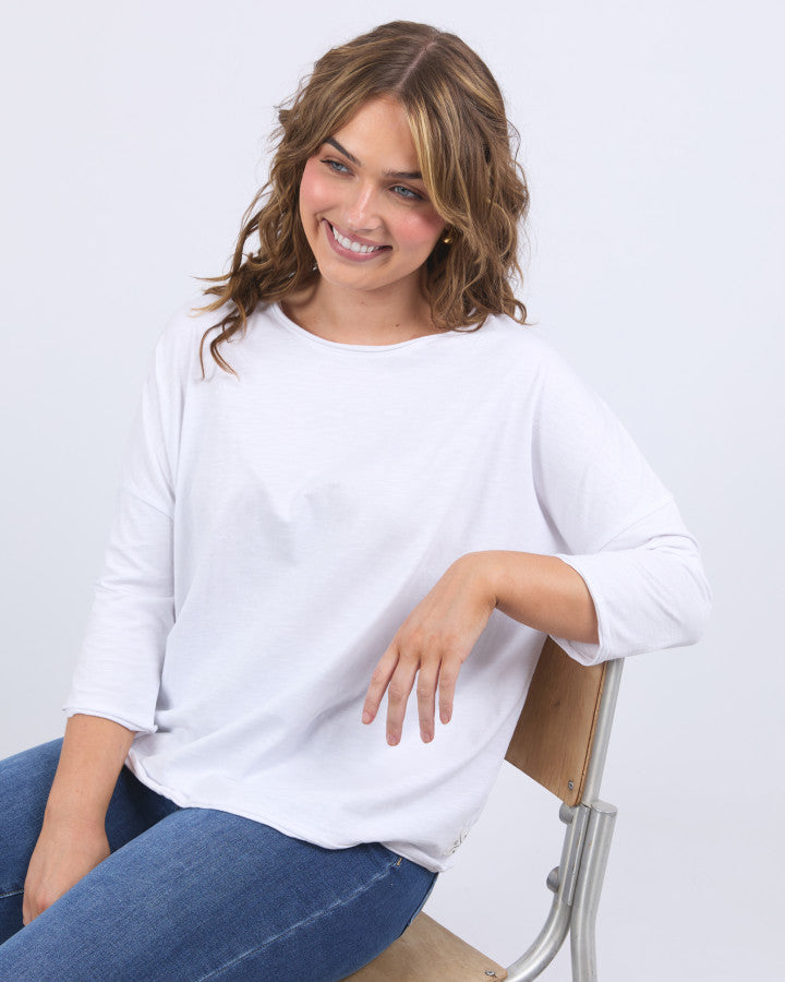 Anya LS Tee | White