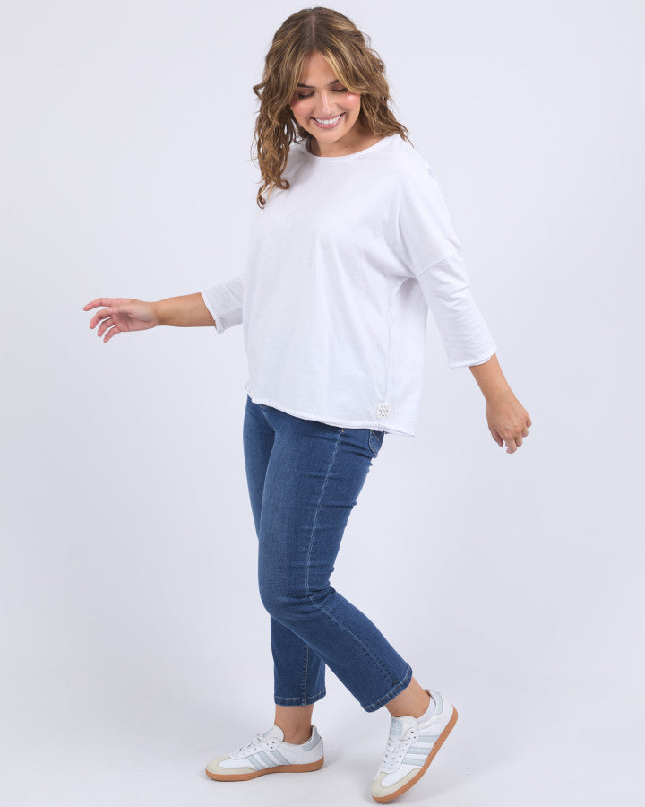 Anya LS Tee | White