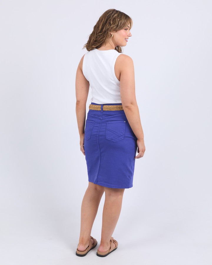 Belle Denim Skirt | Ocean