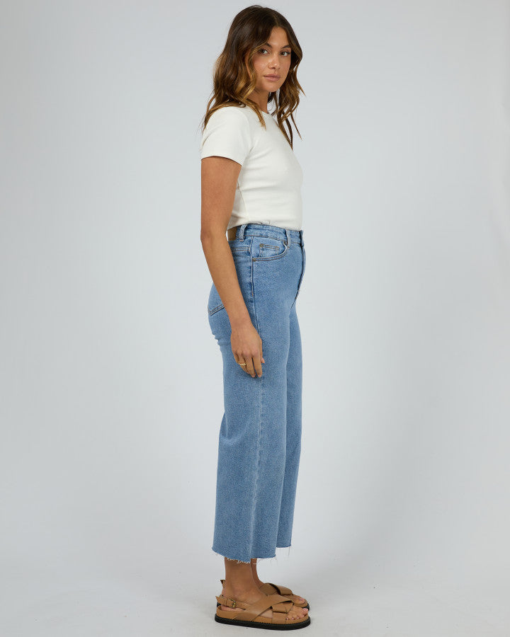 Charlie High Rise Wide Leg | Heritage Blue