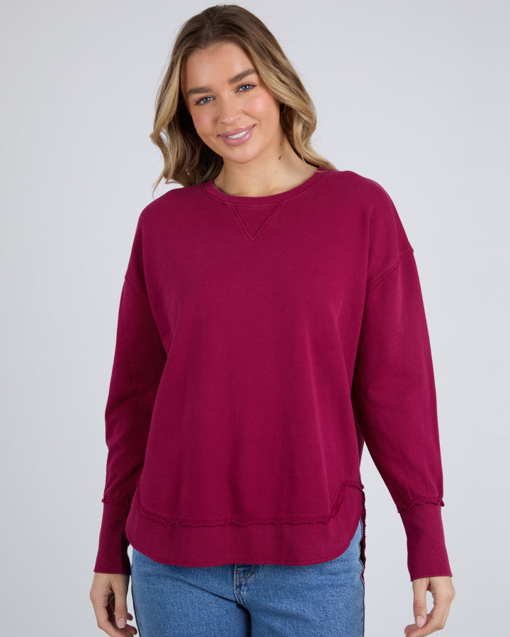 Delilah Crew | Beetroot Red
