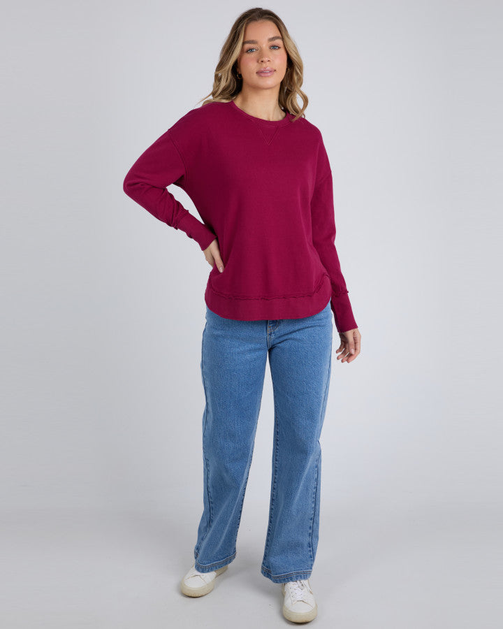 Delilah Crew | Beetroot Red