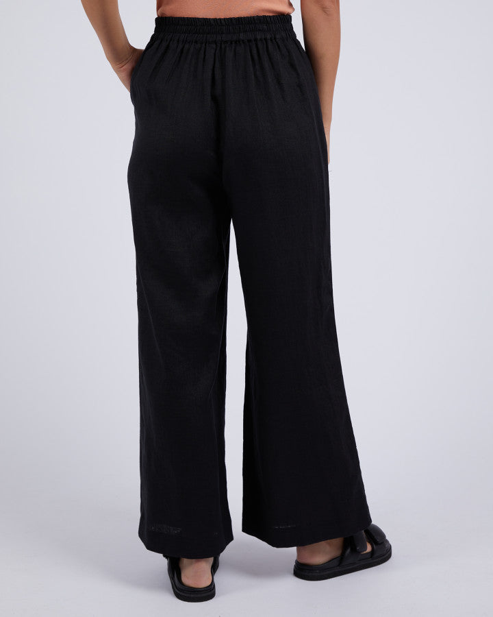 Elina Wide Leg Pant | Black