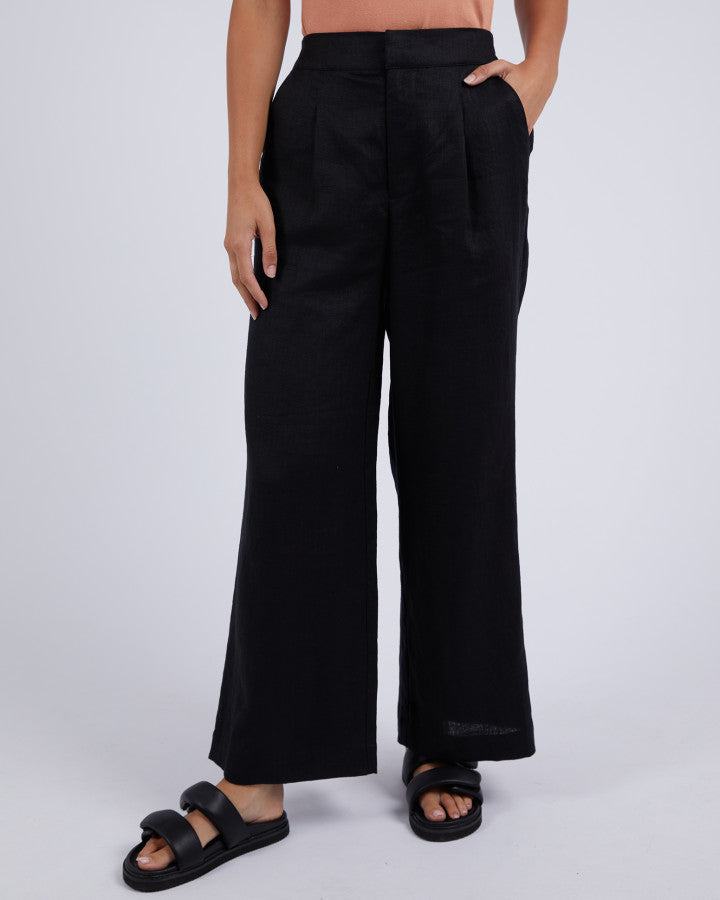 Elina Wide Leg Pant | Black