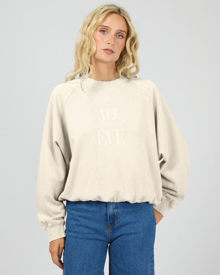 Flynn Washed Box Raglan Crew