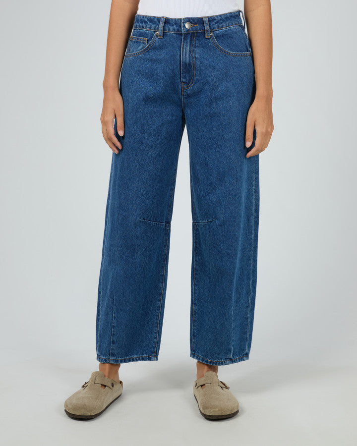 Hallie Barrel Leg Jean | Denim