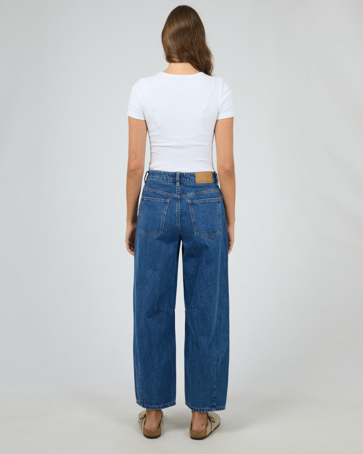 Hallie Barrel Leg Jean | Denim