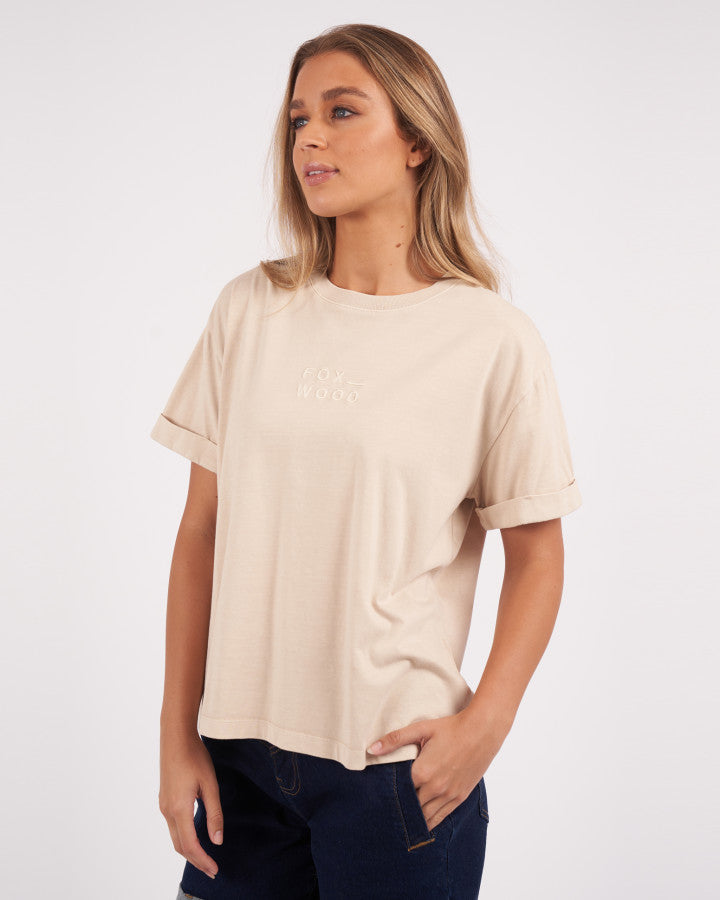 Huntleigh Oversized Tee | Oat