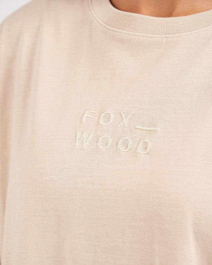 Huntleigh Oversized Tee | Oat
