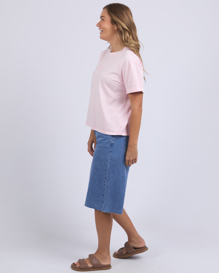 Huntleigh Oversize Tee | Pink