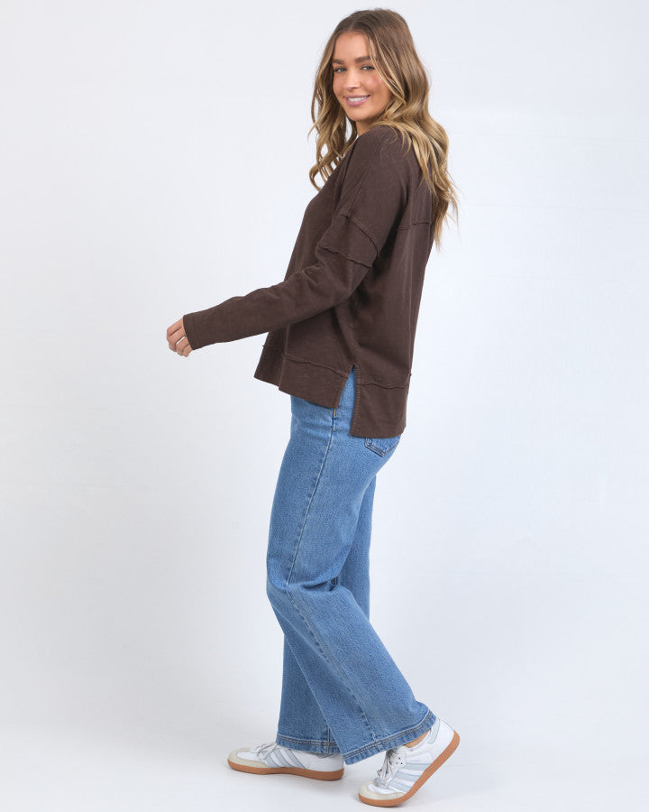 Jayne Throw On Top | Coffee