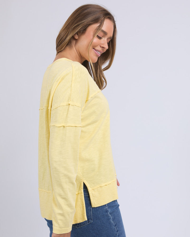 Jayne Throw On Top | Lemon