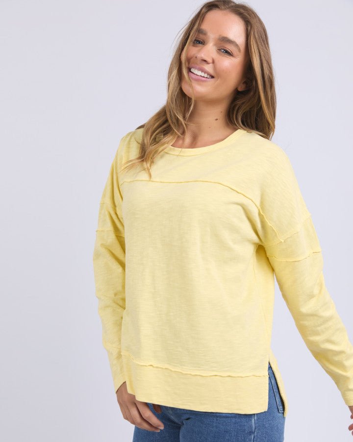 Jayne Throw On Top | Lemon