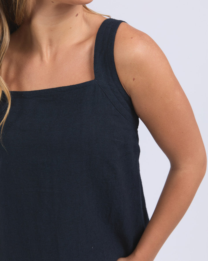 Lourdes Top | Navy