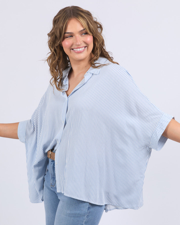 Luna Shirt | Dusk Blue