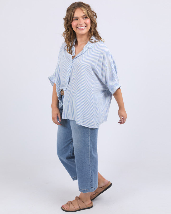 Luna Shirt | Dusk Blue
