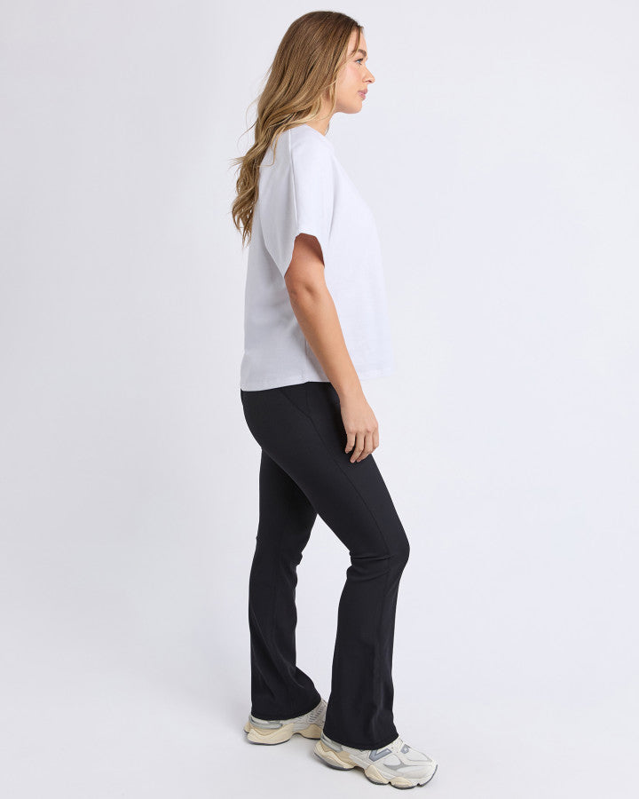 Luxe Rib Pant | Black